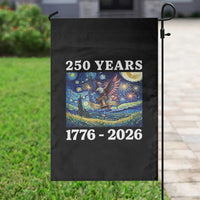 250th America Anniversary Garden Flag Starry Night Patriotic Eagle Liberty Bell American Flag