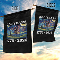250th America Anniversary Garden Flag Starry Night Patriotic Eagle Liberty Bell American Flag