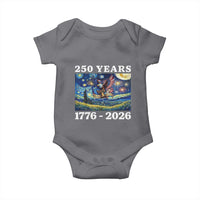 250th America Anniversary Baby Onesie Starry Night Patriotic Eagle Liberty Bell American Flag