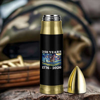 250th America Anniversary Bullet Tumbler Starry Night Patriotic Eagle Liberty Bell American Flag