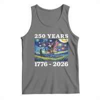 250th America Anniversary Tank Top Starry Night Patriotic Eagle Liberty Bell American Flag