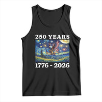 250th America Anniversary Tank Top Starry Night Patriotic Eagle Liberty Bell American Flag