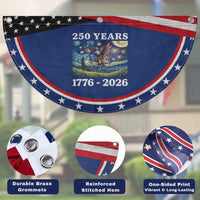 250th America Anniversary Patriotic Fan Flag Starry Night Eagle Liberty Bell American Flag