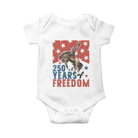 American Rodeo 250th Anniversary Baby Onesie Western Cowboy Patriotic Fourth of July
