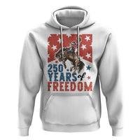 American Rodeo 250th Anniversary Hoodie Western Cowboy Patriotic Fourth of July