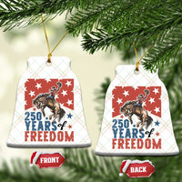 American Rodeo 250th Anniversary Ceramic Ornament Western Cowboy Patriotic Fourth of July
