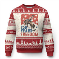 American Rodeo 250th Anniversary Ugly Christmas Sweater Western Cowboy Patriotic Fourth of July