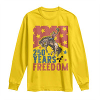 American Rodeo 250th Anniversary Long Sleeve Shirt Western Cowboy Patriotic Fourth of July