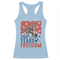 American Rodeo 250th Anniversary Racerback Tank Top Western Cowboy Patriotic Fourth of July