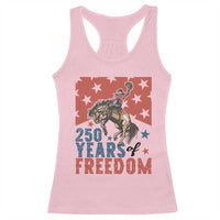 American Rodeo 250th Anniversary Racerback Tank Top Western Cowboy Patriotic Fourth of July