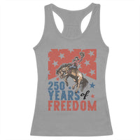 American Rodeo 250th Anniversary Racerback Tank Top Western Cowboy Patriotic Fourth of July