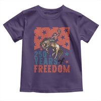 American Rodeo 250th Anniversary Toddler T Shirt Western Cowboy Patriotic Fourth of July