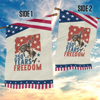 American Rodeo 250th Anniversary Patriotic Garden Flag Western Cowboy Patriotic Fourth of July