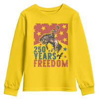 American Rodeo 250th Anniversary Youth Sweatshirt Western Cowboy Patriotic Fourth of July