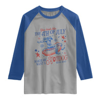 Western Cowgirl You Look Like the 4th of July Raglan Shirt Makes Me Want A Hot Dog Real Bad