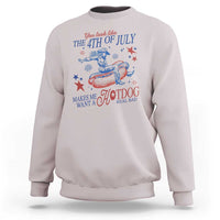 Western Cowgirl You Look Like the 4th of July Sweatshirt Makes Me Want A Hot Dog Real Bad