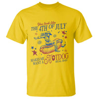 Western Cowgirl You Look Like the 4th of July T Shirt Makes Me Want A Hot Dog Real Bad