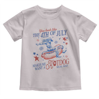 Western Cowgirl You Look Like the 4th of July Toddler T Shirt Makes Me Want A Hot Dog Real Bad