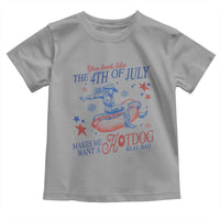 Western Cowgirl You Look Like the 4th of July Toddler T Shirt Makes Me Want A Hot Dog Real Bad