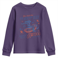 Western Cowgirl You Look Like the 4th of July Youth Sweatshirt Makes Me Want A Hot Dog Real Bad