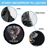 American Rodeo 250th Anniversary Spare Tire Cover Western Cowboy Eagle Patriotic 4th of July