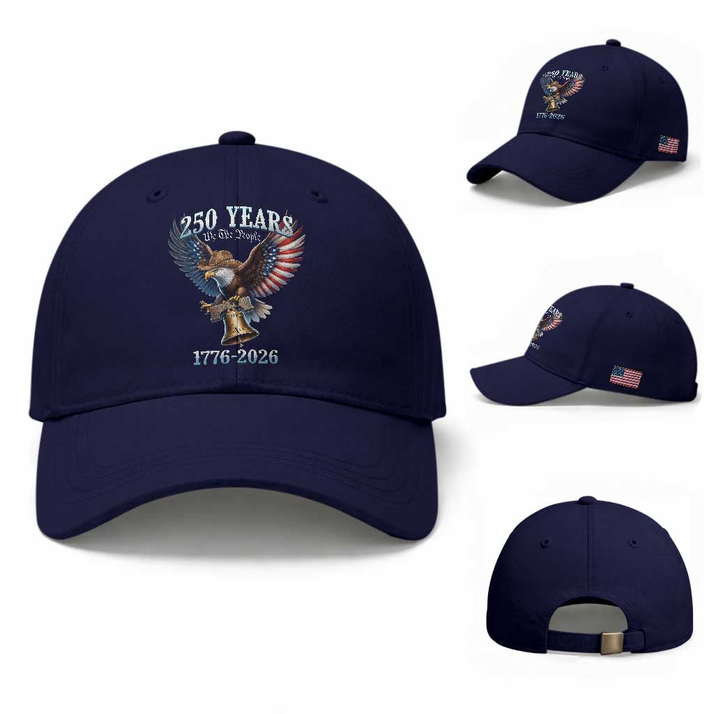 American Rodeo 250th Anniversary Baseball Cap Western Cowboy Eagle Patriotic 4th of July