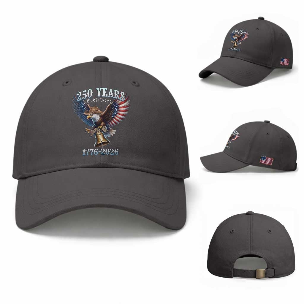 American Rodeo 250th Anniversary Baseball Cap Western Cowboy Eagle Patriotic 4th of July