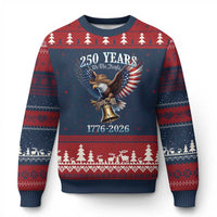 American Rodeo 250th Anniversary Ugly Christmas Sweater Western Cowboy Eagle Patriotic 4th of July