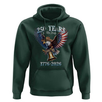American Rodeo 250th Anniversary Hoodie Western Cowboy Eagle Patriotic 4th of July