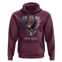 American Rodeo 250th Anniversary Hoodie Western Cowboy Eagle Patriotic 4th of July