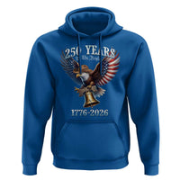American Rodeo 250th Anniversary Hoodie Western Cowboy Eagle Patriotic 4th of July