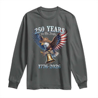 American Rodeo 250th Anniversary Long Sleeve Shirt Western Cowboy Eagle Patriotic 4th of July