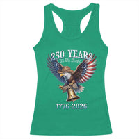 American Rodeo 250th Anniversary Racerback Tank Top Western Cowboy Eagle Patriotic 4th of July