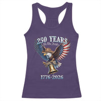 American Rodeo 250th Anniversary Racerback Tank Top Western Cowboy Eagle Patriotic 4th of July
