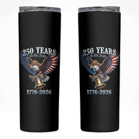 American Rodeo 250th Anniversary Skinny Tumbler Western Cowboy Eagle Patriotic 4th of July
