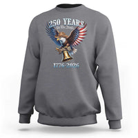 American Rodeo 250th Anniversary Sweatshirt Western Cowboy Eagle Patriotic 4th of July