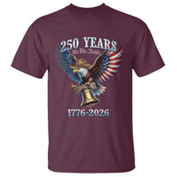 American Rodeo 250th Anniversary T Shirt Western Cowboy Eagle Patriotic 4th of July