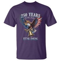 American Rodeo 250th Anniversary T Shirt Western Cowboy Eagle Patriotic 4th of July