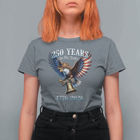 American Rodeo 250th Anniversary T Shirt For Women Western Cowboy Eagle Patriotic 4th of July