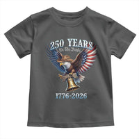 American Rodeo 250th Anniversary Toddler T Shirt Western Cowboy Eagle Patriotic 4th of July