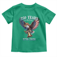 American Rodeo 250th Anniversary Toddler T Shirt Western Cowboy Eagle Patriotic 4th of July