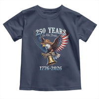 American Rodeo 250th Anniversary Toddler T Shirt Western Cowboy Eagle Patriotic 4th of July