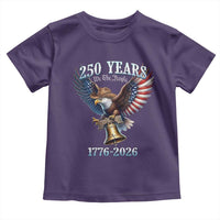 American Rodeo 250th Anniversary Toddler T Shirt Western Cowboy Eagle Patriotic 4th of July