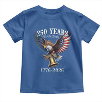 American Rodeo 250th Anniversary Toddler T Shirt Western Cowboy Eagle Patriotic 4th of July