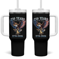 American Rodeo 250th Anniversary Tumbler With Handle Western Cowboy Eagle Patriotic 4th of July