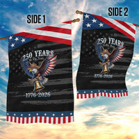 American Rodeo 250th Anniversary Patriotic Garden Flag Western Cowboy Eagle Patriotic 4th of July