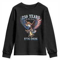 American Rodeo 250th Anniversary Youth Sweatshirt Western Cowboy Eagle Patriotic 4th of July