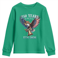 American Rodeo 250th Anniversary Youth Sweatshirt Western Cowboy Eagle Patriotic 4th of July