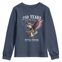 American Rodeo 250th Anniversary Youth Sweatshirt Western Cowboy Eagle Patriotic 4th of July