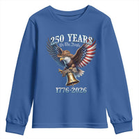 American Rodeo 250th Anniversary Youth Sweatshirt Western Cowboy Eagle Patriotic 4th of July